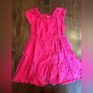 Carters Girls Dress Size 6/6X Hot Pink Party Birthday Princess Barbie Girly 💕